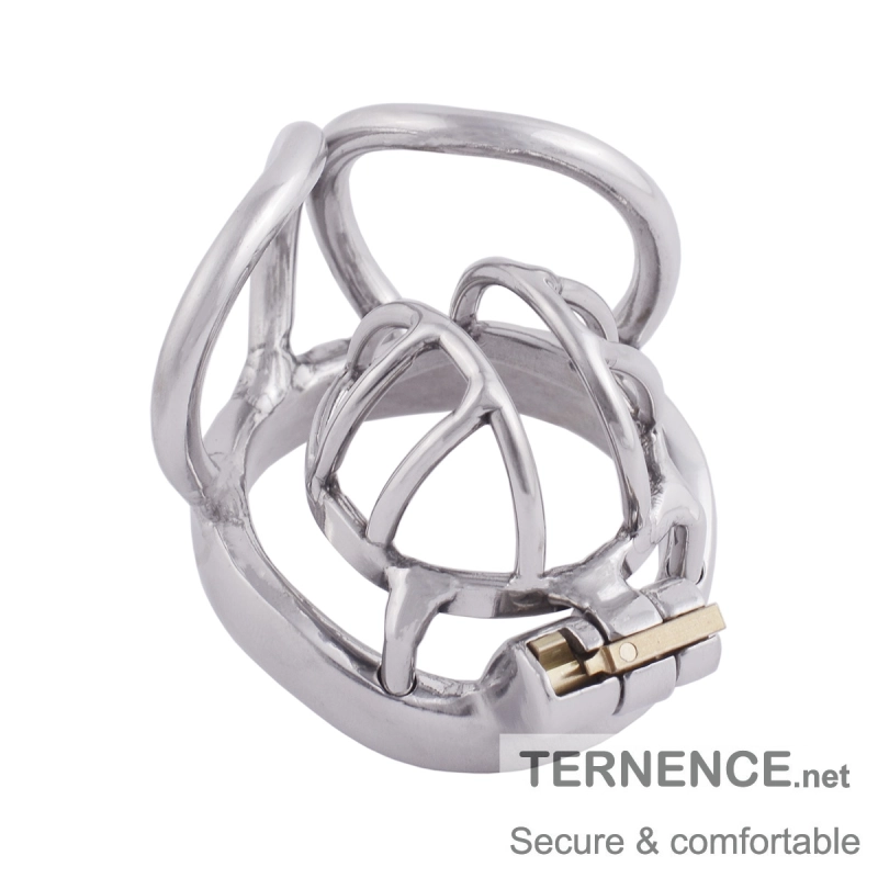 TERNENCE Small Male Cock Cage Comfortably Men Chastity Lock Belt (only cages do not include rings and locks)