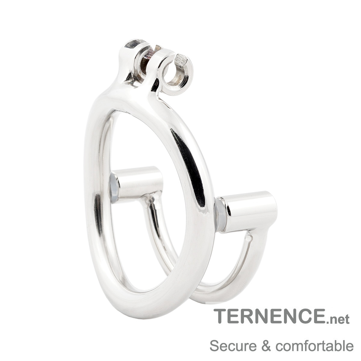 TERNENCE Male Chastity Cage Base Ring Prevent Escape Design Stainless Steel Chastity Device Closed Ring