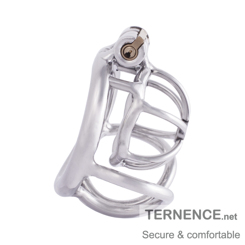 TERNENCE Male Chastity Device Small Closed Ring Cock Cage (only cages do not include rings and locks)