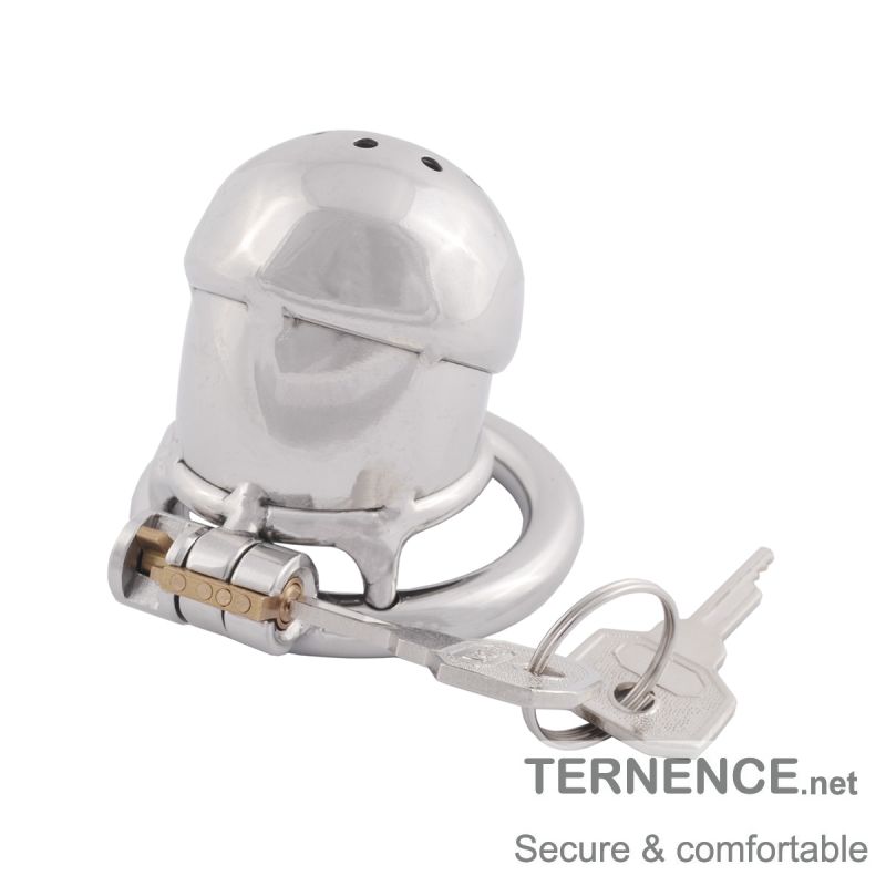 TERNENCE Penis Ring Virginity Lock Stainless Steel Chastity Belt (only cages do not include rings and locks)