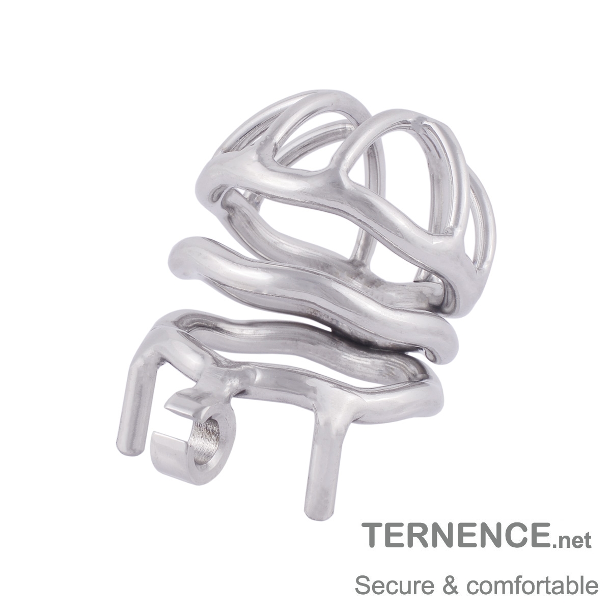 TERNENCE Comfortably Men Chastity Lock Belt 304 Stainless Steel Cock Cage (only cages do not include rings and locks)