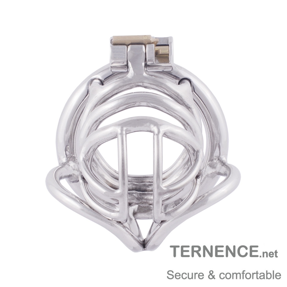 TERNENCE Comfortably Men Chastity Lock Belt 304 Stainless Steel Cock Cage (only cages do not include rings and locks)