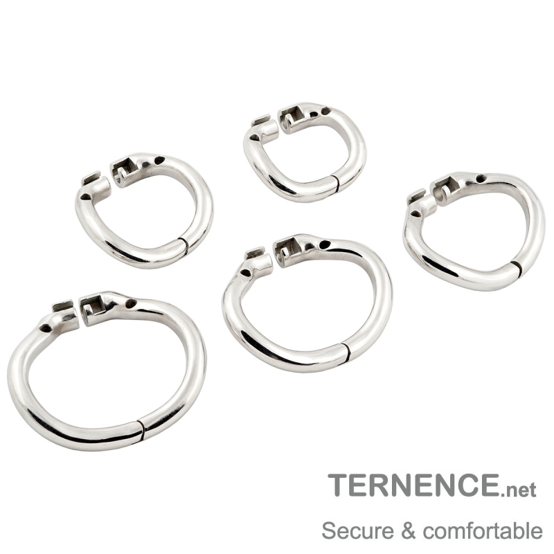 TERNENCE Ergonomic Design Stainless Chastity Device Cock Cage Base Ring Male Spares