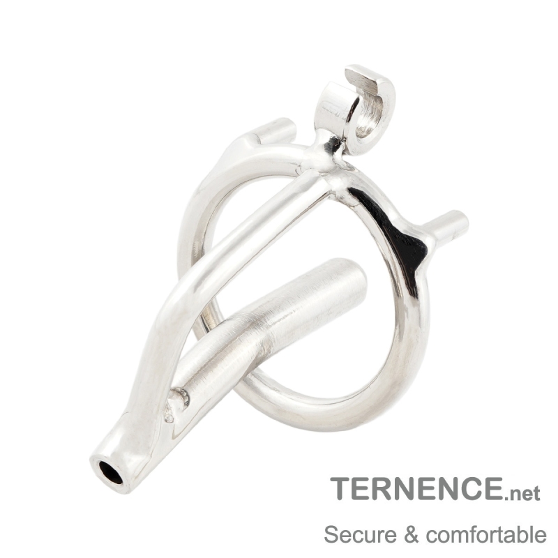 TERNENCE Male Chastity Cage Device Belt Stainless Steel Urethral Tube Cage (only cages do not include rings and locks)