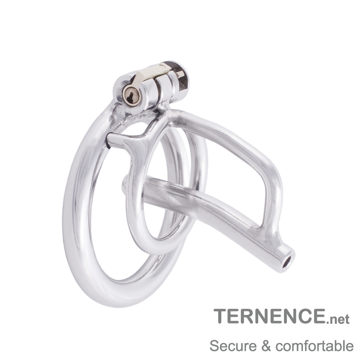 TERNENCE Male Chastity Cage Device Belt Stainless Steel Urethral Tube Cage (only cages do not include rings and locks)