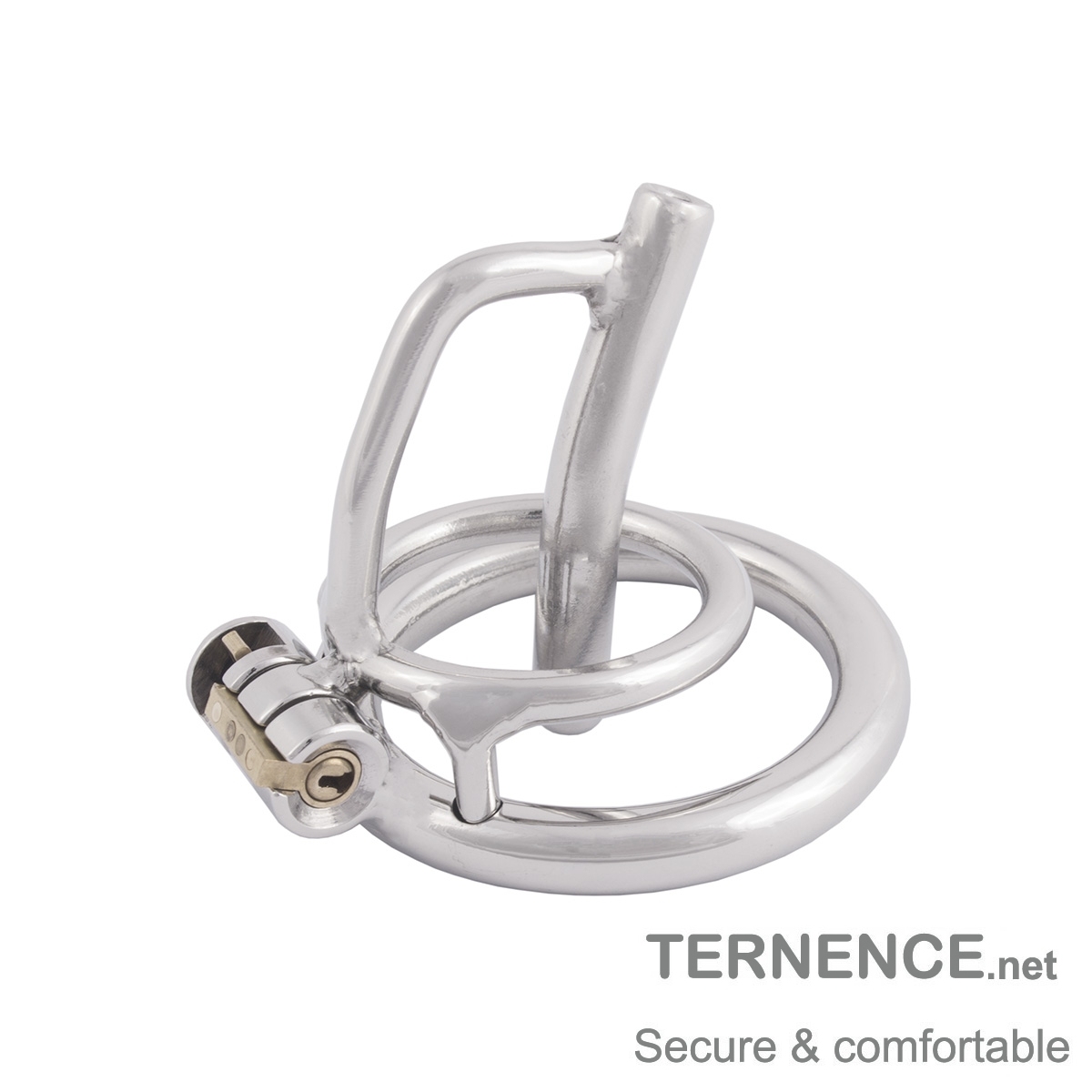 TERNENCE Male Chastity Cage Device Belt Stainless Steel Urethral Tube Cage (only cages do not include rings and locks)