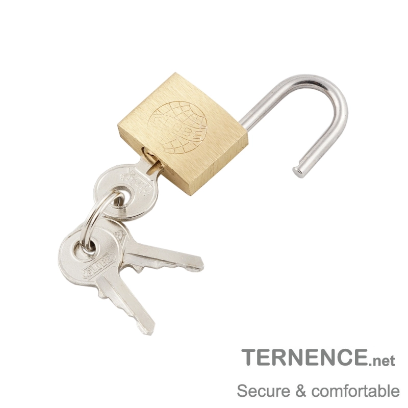 TERNENCE Small Metal Padlock Solid Brass for Male Chastity Device Cock Cage/Built-in Catheter with 3 Key