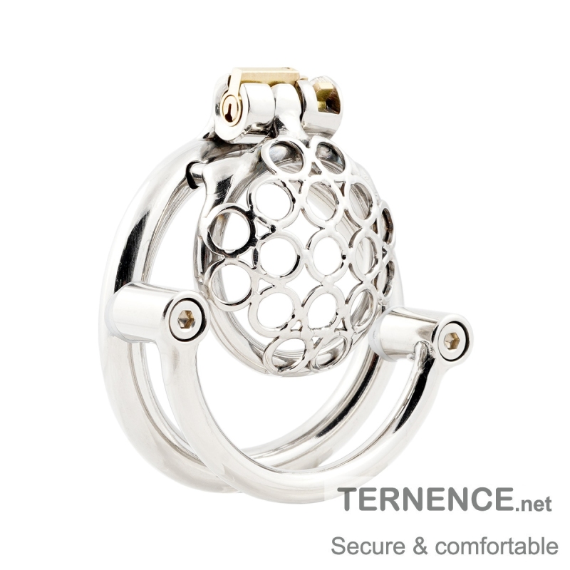 TERNENCE Male Super Short Cock Cage Prevent Escape Design Closed Ring Chastity Device for Closed Ring (only cages do not include rings and locks)