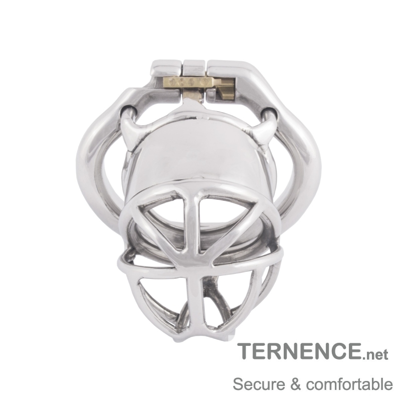 TERNENCE Men Chastity Cage Penis Lock Device for Hinged Ring (only cages do not include rings and locks)