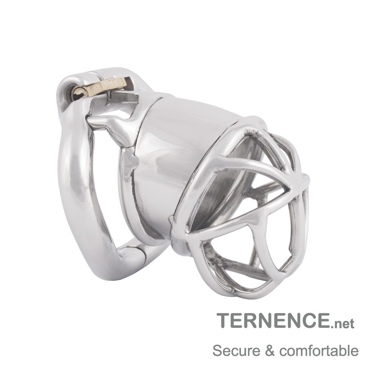 TERNENCE Men Chastity Cage Penis Lock Device for Hinged Ring (only cages do not include rings and locks)