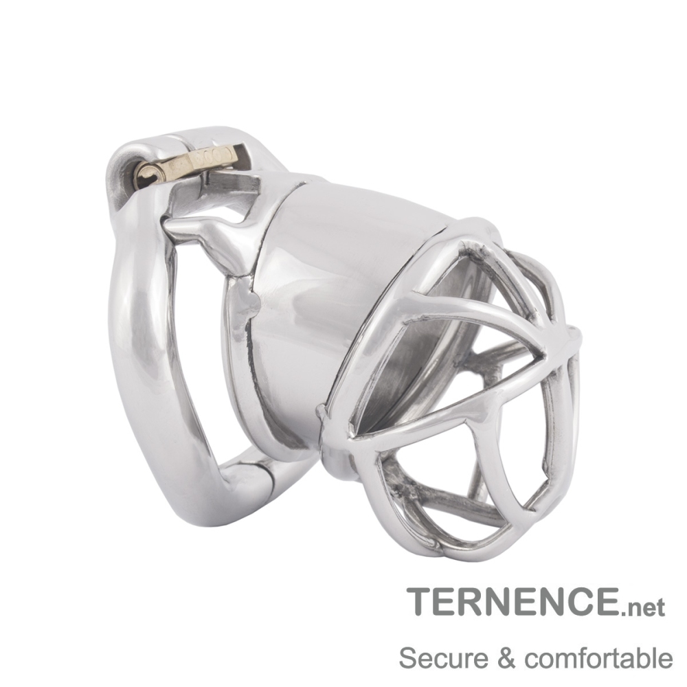 TERNENCE Men Chastity Cage Penis Lock Device for Hinged Ring (only cages do not include rings and locks)