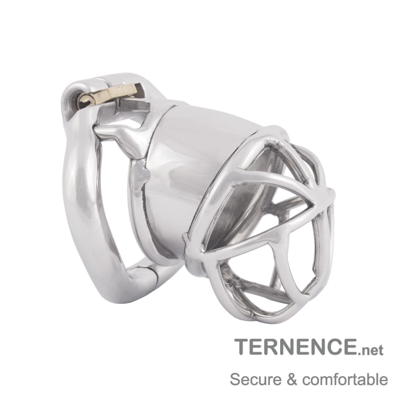 TERNENCE Men Chastity Cage Penis Lock Device for Hinged Ring (only cages do not include rings and locks)