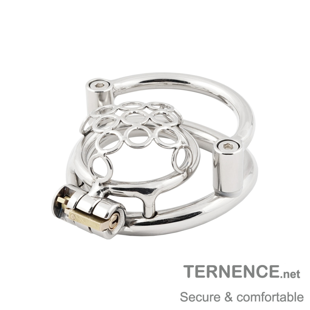 TERNENCE Mens Short Chastity Cages Prevent Escape Design Closed Ring Cock Cage for Closed Ring (only cages do not include rings and locks)
