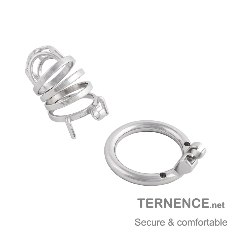 Men's Chastity Cage Devices Stainless Steel Male Abstinence Chastity Cock Cage Virginity Lock (only cages do not include rings and locks)