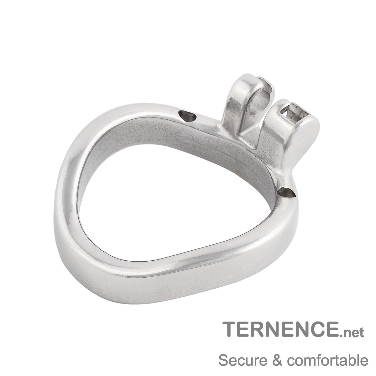 Closed Base Ring Ergonomic Design for Men's Chasity Device Stainless Steel Virginity Lock cock cage