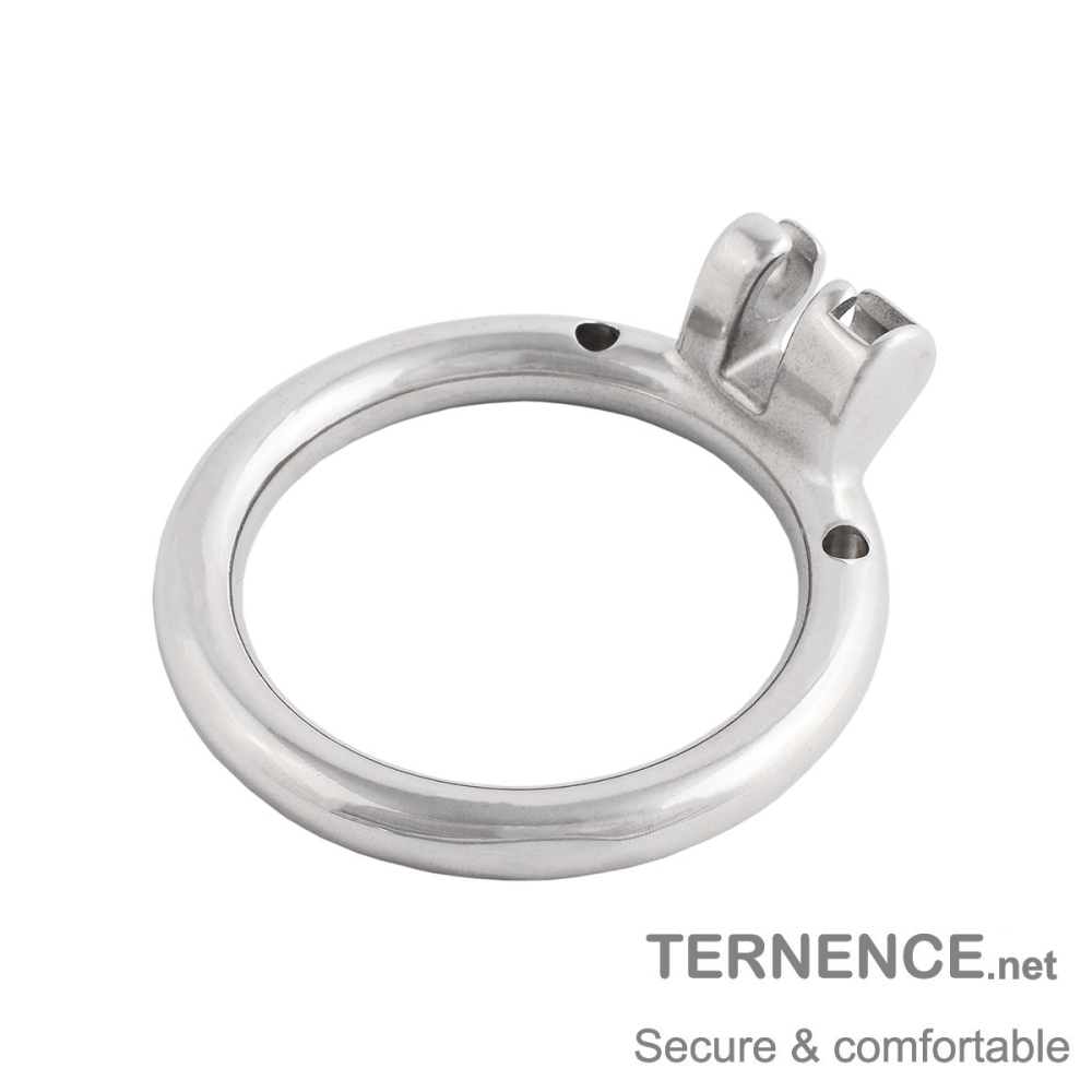 Male's Flat Closed Base Ring for Stainless Steel Chasity Cages Device Virginity Lock