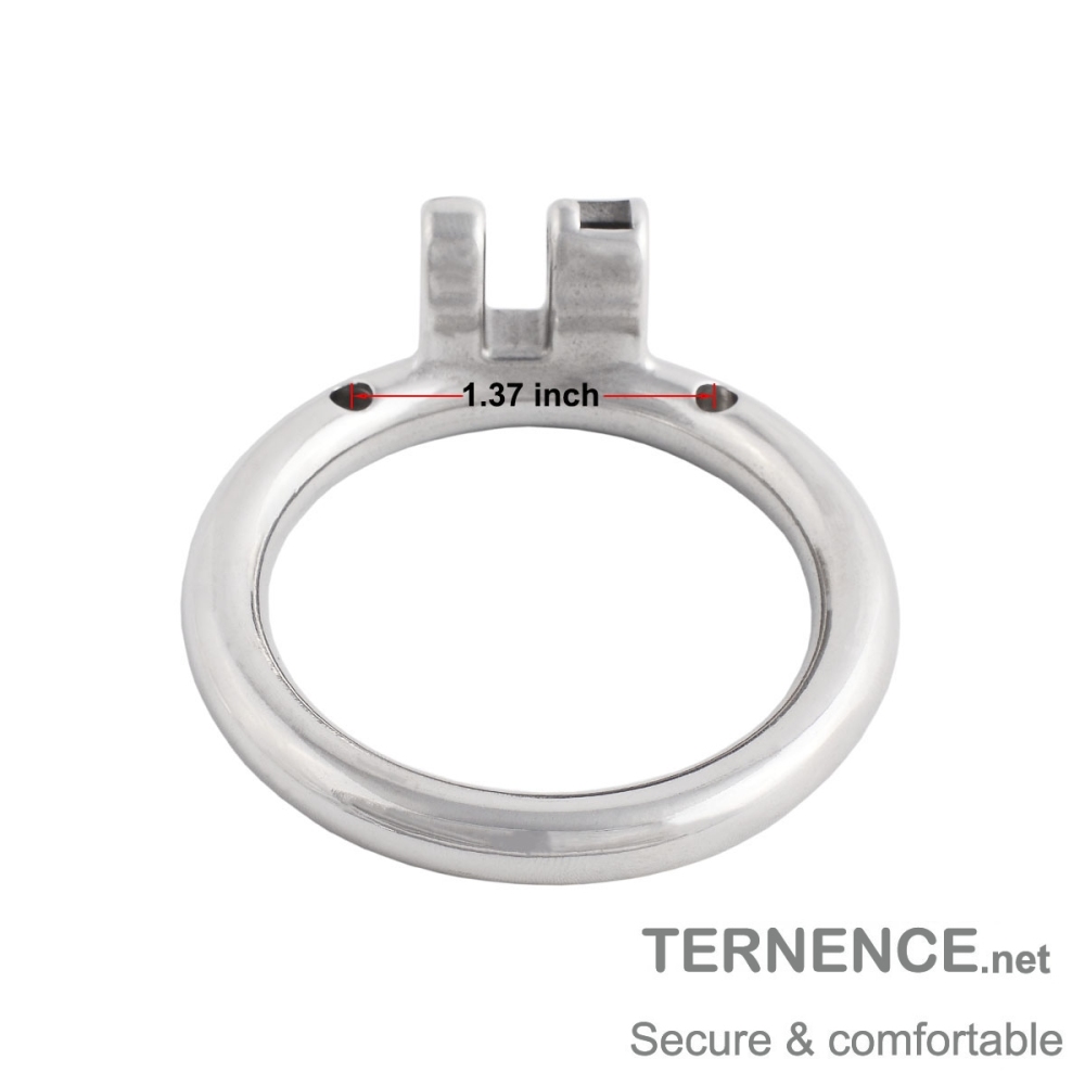 Male's Flat Closed Base Ring for Stainless Steel Chasity Cages Device Virginity Lock