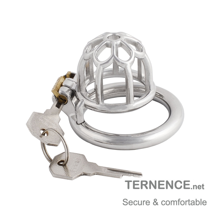 Men's Chastity Device Stainless Steel Virginity Lock Short Male chasity Device for Men Penis (only cages do not include rings and locks)