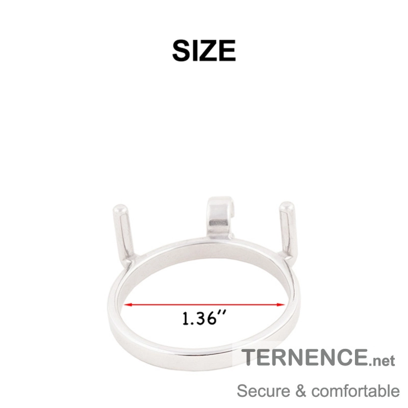 Male Chastity Device Stainless Steel Small Penis Ring Easy to Wear Male Virginity Lock (only cages do not include rings and locks)