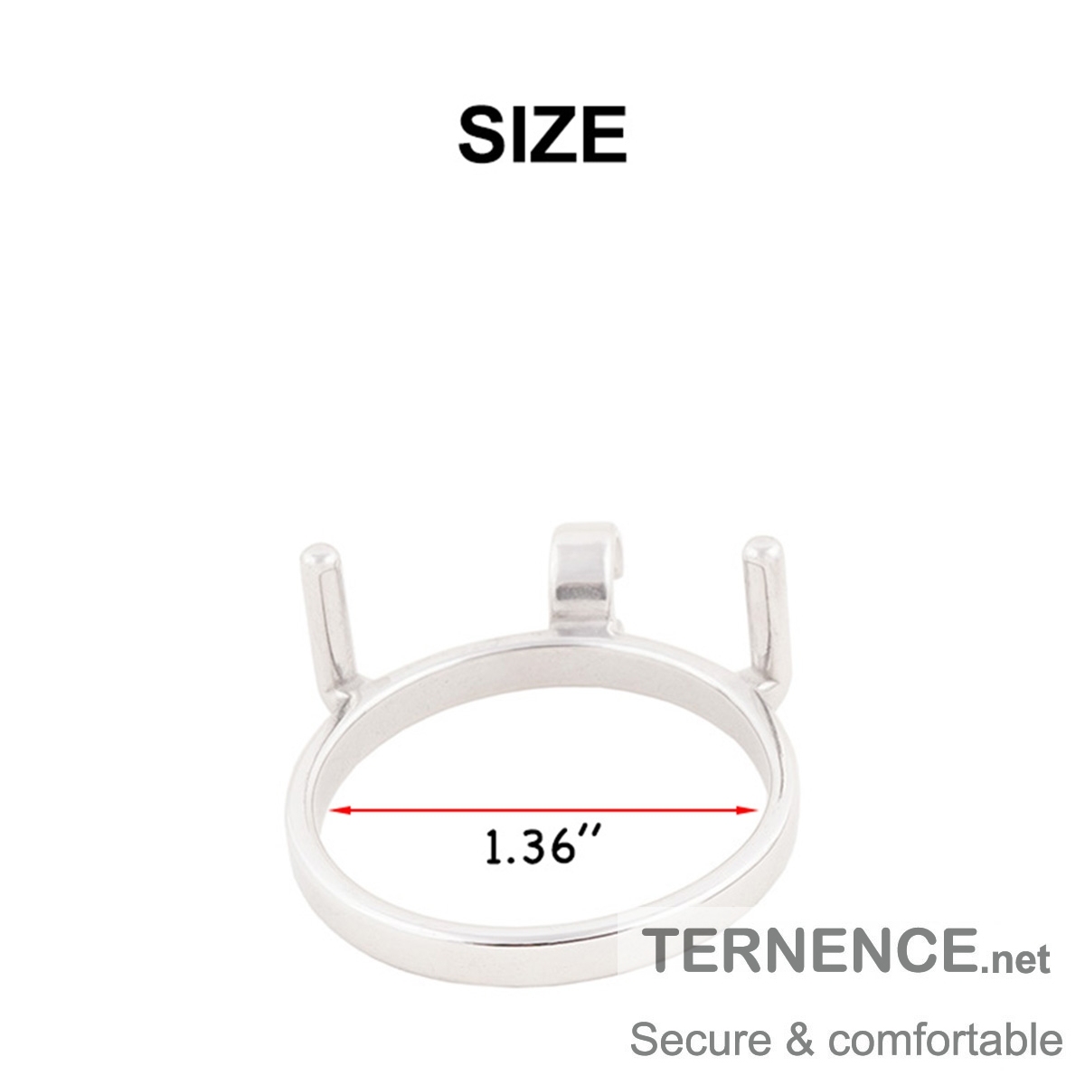 Male Chastity Device Stainless Steel Small Penis Ring Easy to Wear Male Virginity Lock (only cages do not include rings and locks)