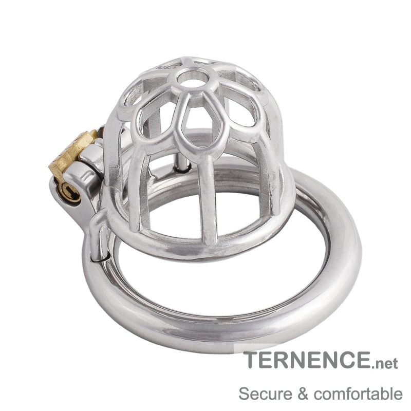 Men's Chastity Device Stainless Steel Virginity Lock Short Male chasity Device for Men Penis (only cages do not include rings and locks)
