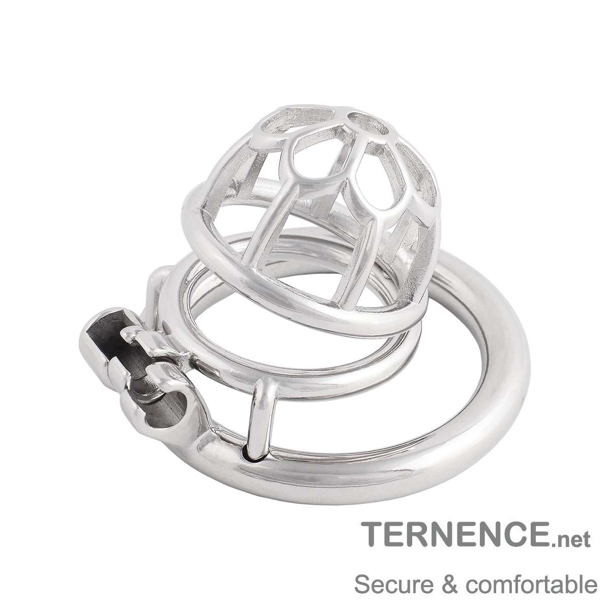 Male's Flat Closed Base Ring for Stainless Steel Chasity Cages Device Virginity Lock