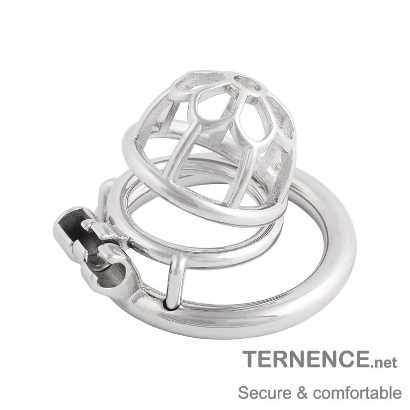 Male's Flat Closed Base Ring for Stainless Steel Chasity Cages Device Virginity Lock