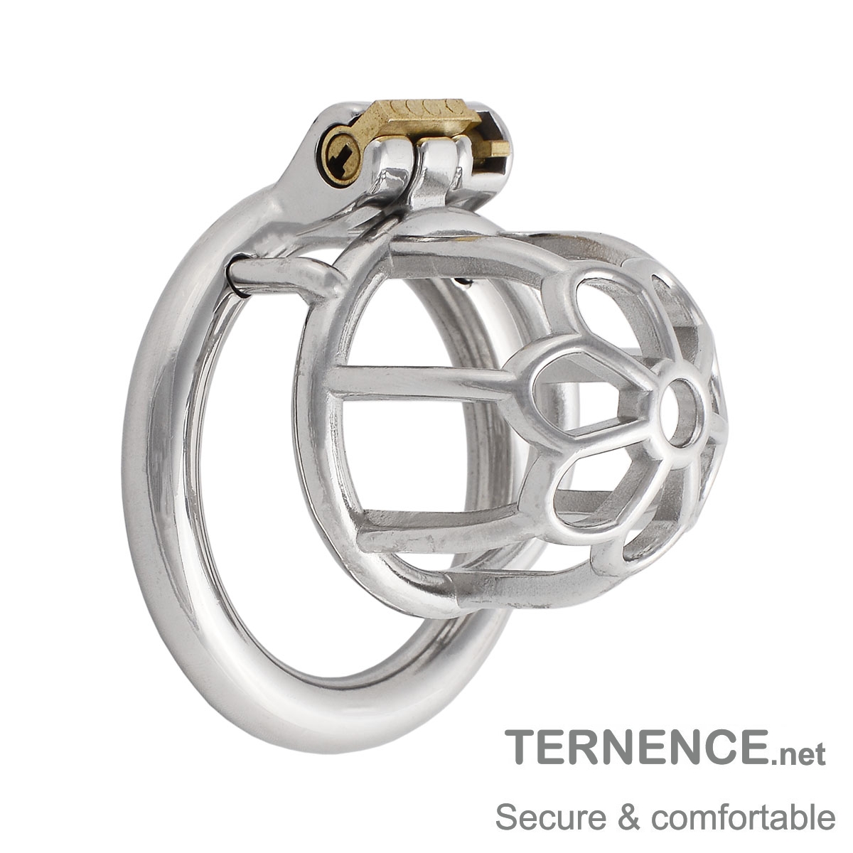 Men's Chastity Device Stainless Steel Virginity Lock Short Male chasity Device for Men Penis