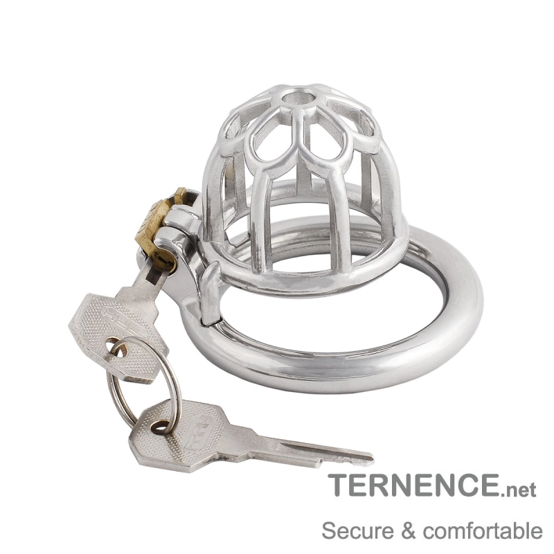 Men's Chastity Device Stainless Steel Virginity Lock Short Male chasity Device for Men Penis