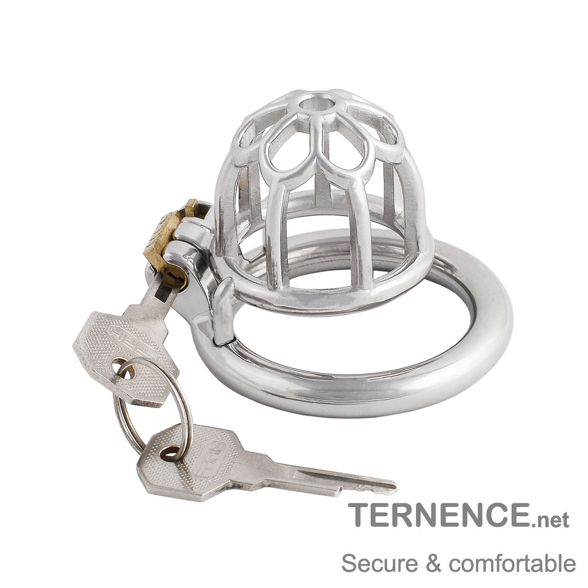 Men's Chastity Device Stainless Steel Virginity Lock Short Male chasity Device for Men Penis