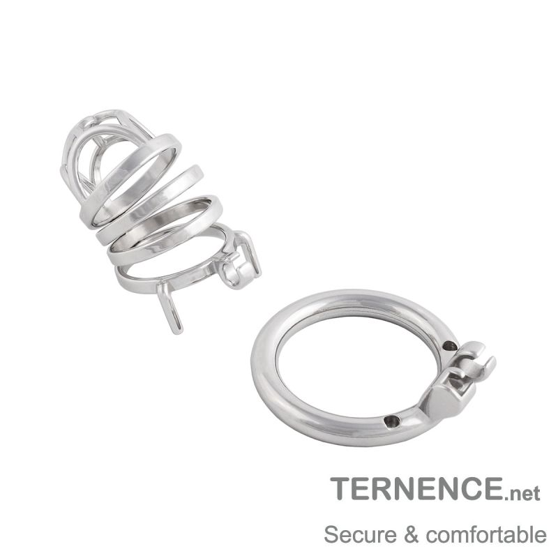 Men's Chastity Cage Devices Stainless Steel Male Abstinence Chastity Cock Cage Virginity Lock