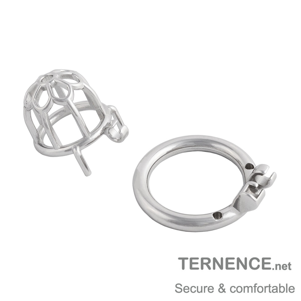 Men's Chastity Device Stainless Steel Virginity Lock Short Male chasity Device for Men Penis