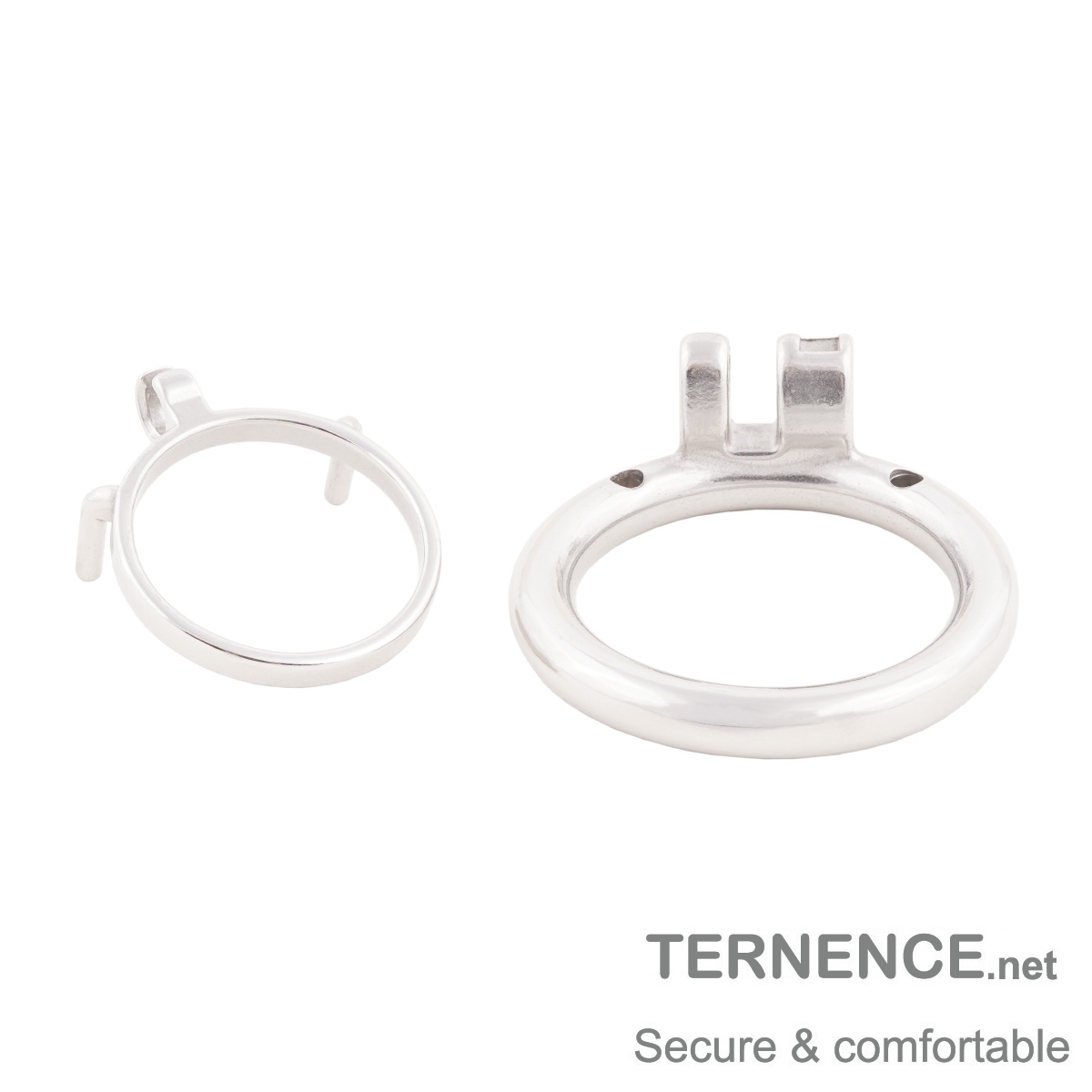 Male Chastity Device Stainless Steel Small Penis Ring Easy to Wear Male Virginity Lock