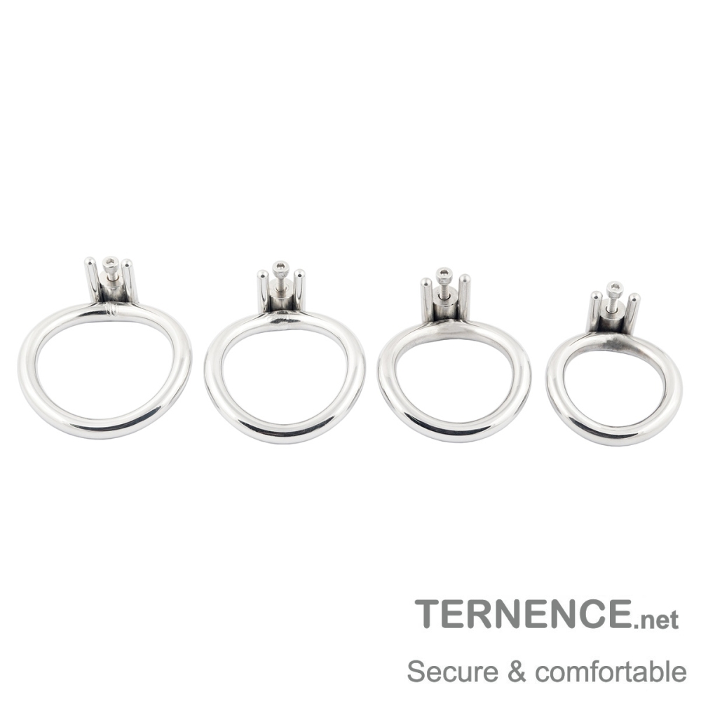 Cock Cage Closed Base Ring Ergonomic Design for Men's Chasity Device Stainless Steel Virginity Lock