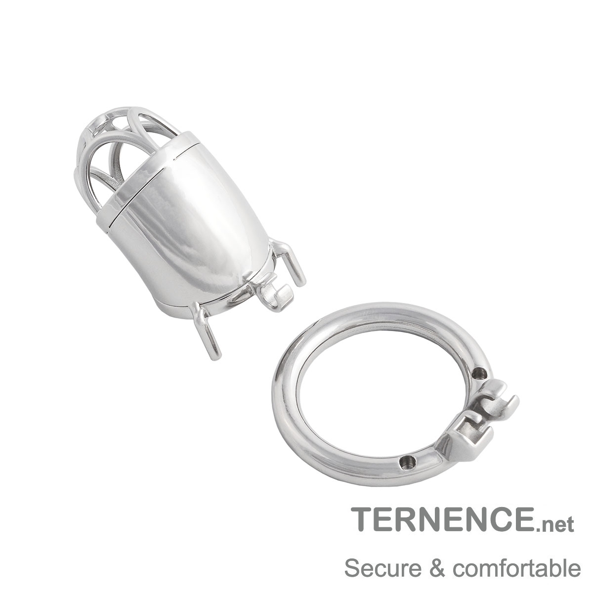 Male Chastity Device Cock Cage Stainless Steel Men's Pennis Lock Penis Ring Cage Men's AbstinenCe Virginity Lock
