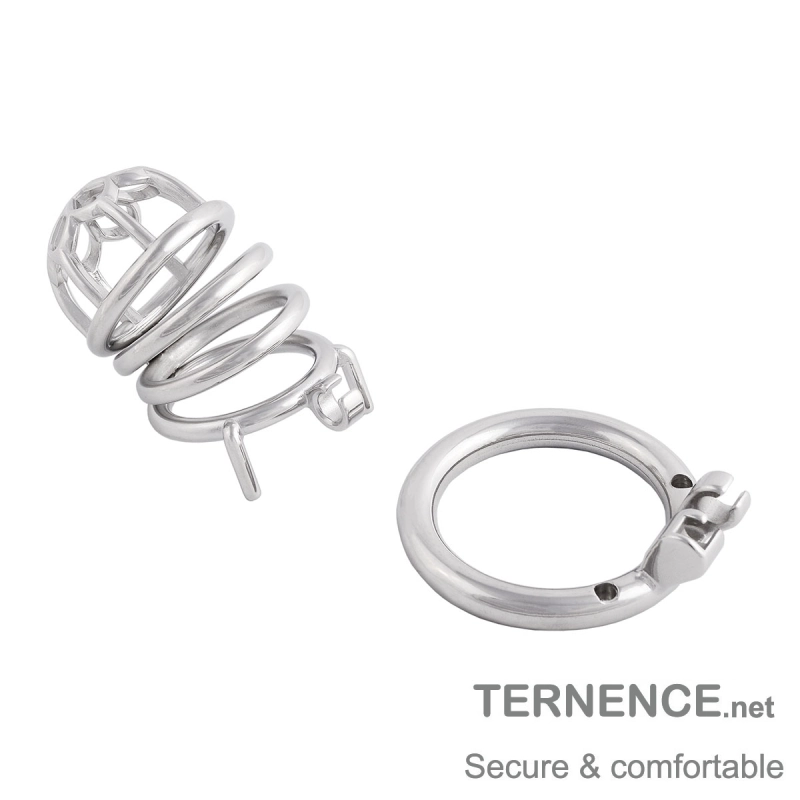 Men's Stainless Steel Male Pennis Lock Cook Penis Ring Cage Male Chastity Device for Men Penis