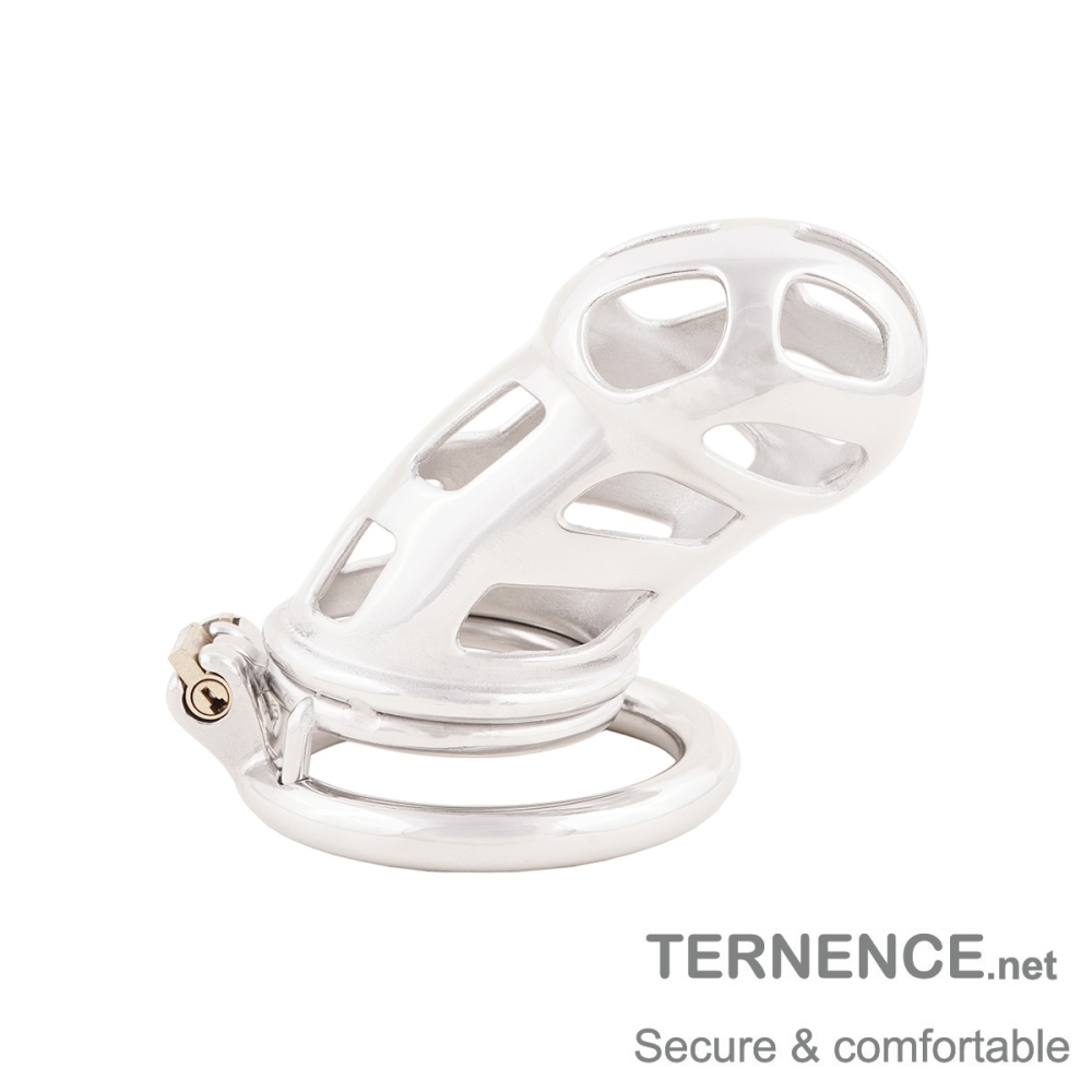 Male Cock Cage Penis Lock Device Long Virginity Lock Stainless Steel Sex Toys