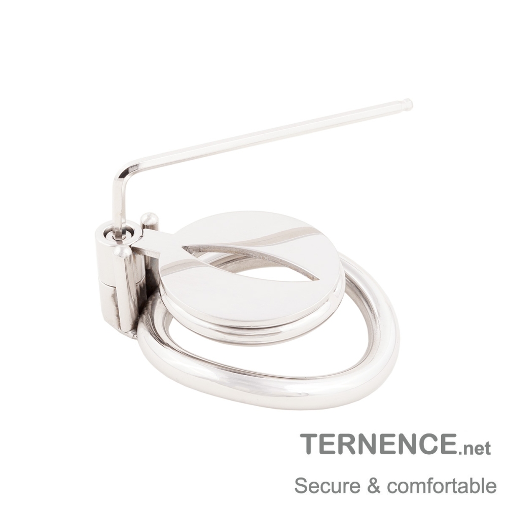 Cock Cage Closed Base Ring Ergonomic Design for Men's Chasity Device Stainless Steel Virginity Lock