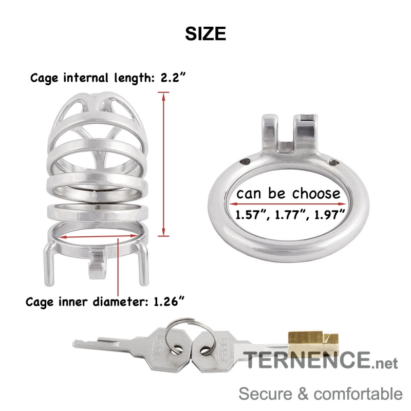 Men's Chastity Device Stainless Steel chasity Cage Male for Men Penis