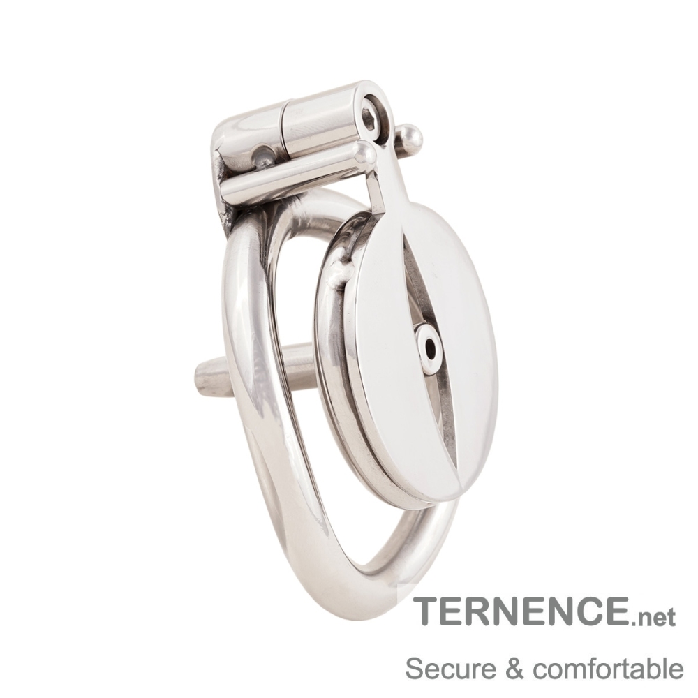 Short Chastity Device Ergonomic Design Male Locked Cage with Catheter