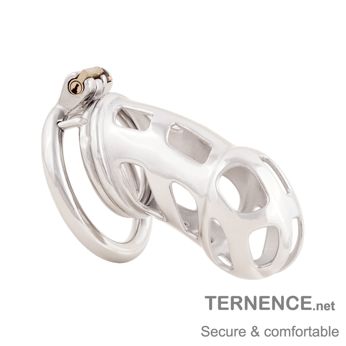 Male Cock Cage Penis Lock Device Long Virginity Lock Stainless Steel Sex Toys