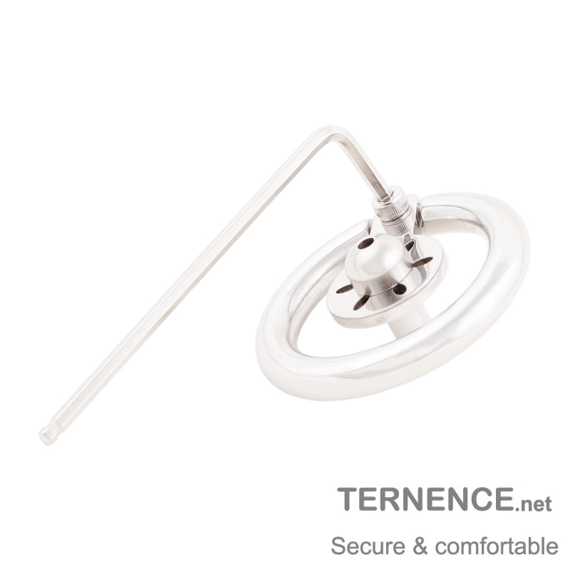 Super Short Chastity Device Stainless Steel Cock Cage with Catheter