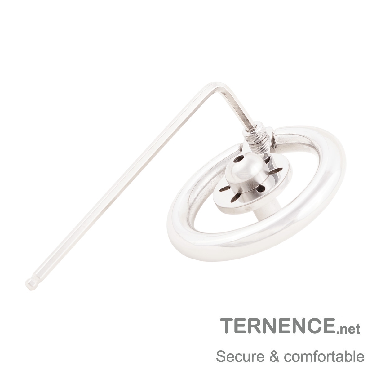 Super Short Chastity Device Stainless Steel Cock Cage with Catheter