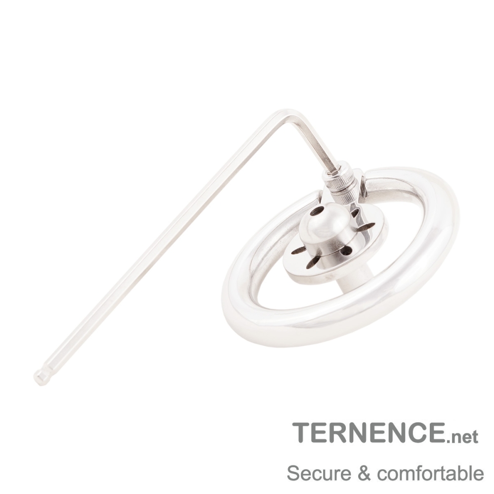 Super Short Chastity Device Stainless Steel Cock Cage with Catheter