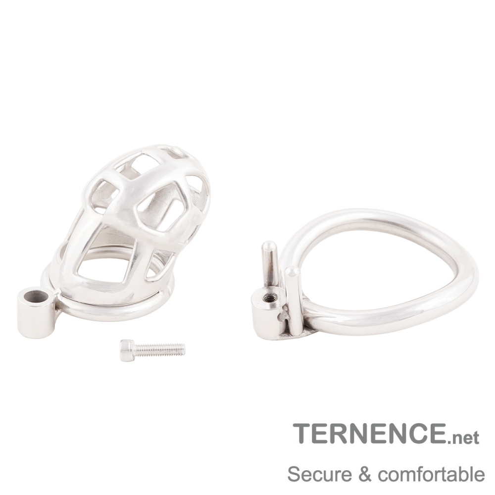 Metal Male Chastity Device Ergonomic Design Cock Cage Adult Game Sex Toy