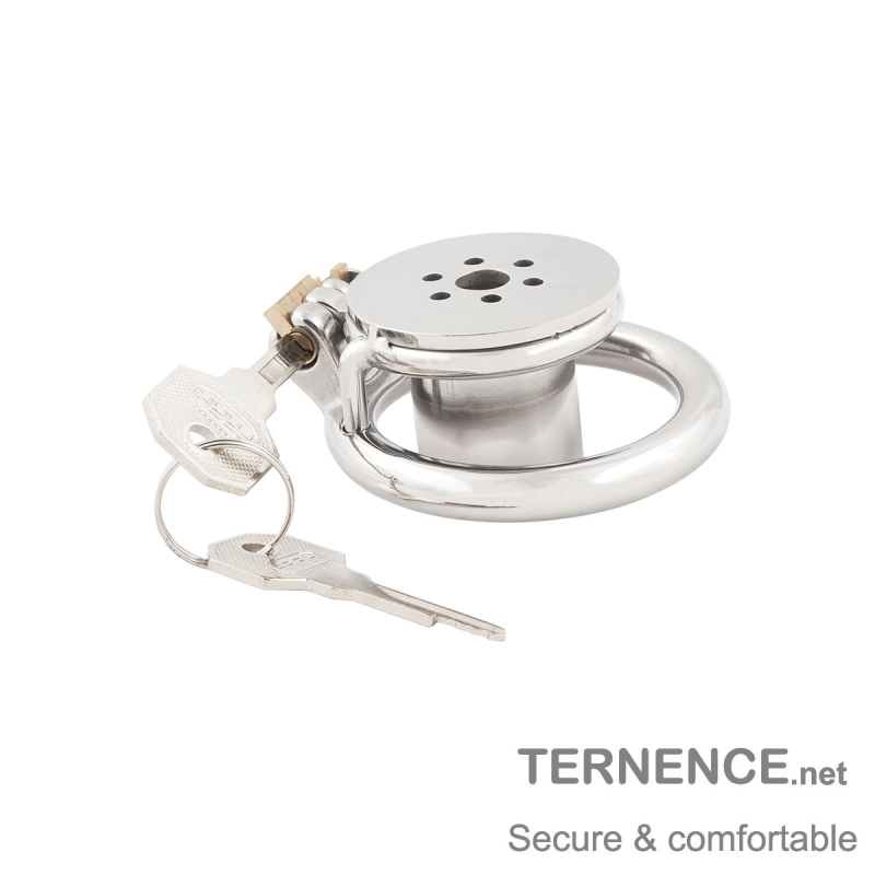 Negative Flat Extreme Small Male Chastity Device with Catheter Stainless Steel Contrary Cock Cage for Men SM Penis Exercise Sex Toys