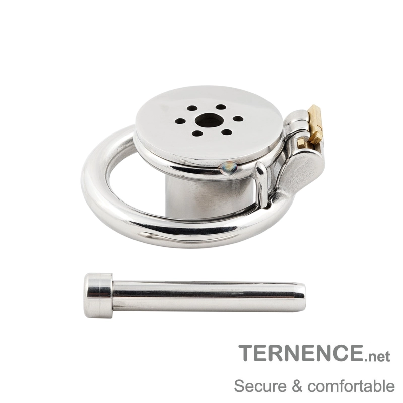 Negative Flat Extreme Small Male Chastity Device with Catheter Stainless Steel Contrary Cock Cage for Men SM Penis Exercise Sex Toys