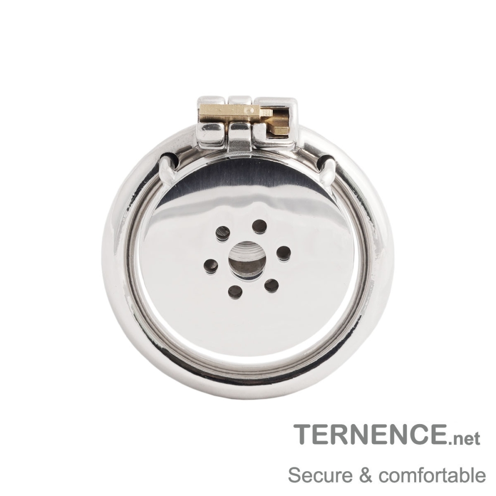 Negative Flat Extreme Men's Chastity cage with Catheter Small Stainless Steel Contrary casity cage for SM Penis Exercise Sex Toys