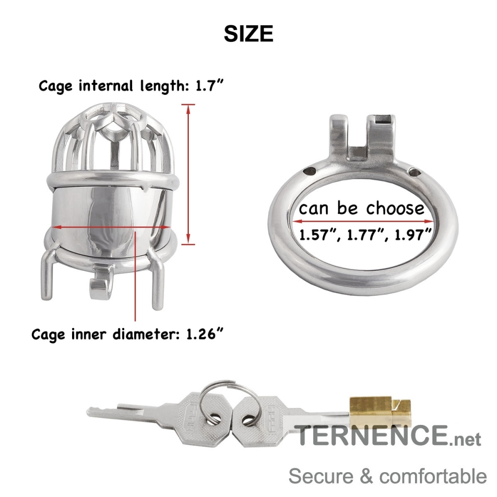 Men's Chastities Devices Stainless Steel Breathable Male Abstinence Chastity Lock Cock Cage
