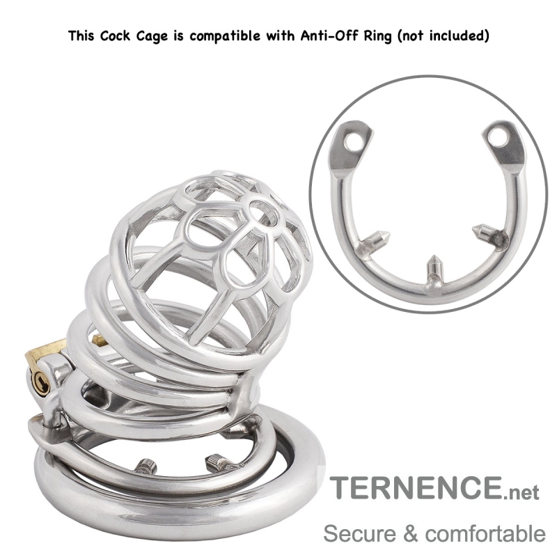 Men's Stainless Steel Male Pennis Lock Cook Penis Ring Cage Male Chastity Device for Men Penis